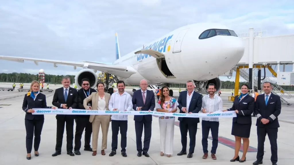 Discover Airlines conecta a Tulum con Alemania a través de un vuelo directo